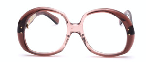 Vintage 60ies ladies eyeglasses made of acetate in aubergine gradient from the Vito design smith