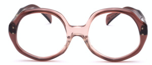Vintage glasses by Vito, Paris in reddish gradient