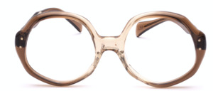 Vintage glasses by Vito, Paris in brown gradient