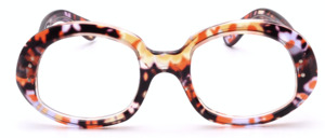 An acetate case of the highest quality and a great design by the famous painter VITO from Paris