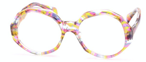 An acetate case of the highest quality and a great design by the famous painter VITO from Paris