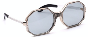 Artfully crafted chrome sunglasses of the original 70s