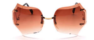 80ies ladies sunglasses with facette cut