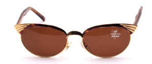 High quality, beautiful, sophisticated ladies metal sunglasses, Made in Italy